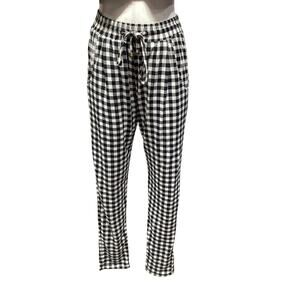 POL Black & White Gingham Top - Size Small - NWOT